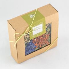 Žolelių arbata dovanų pakuotėje Gintarinės aušros